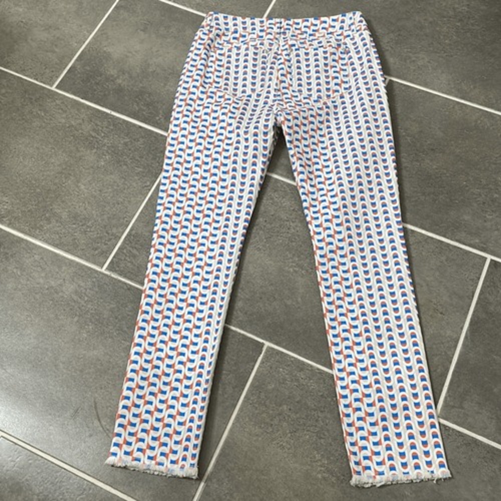 Tyler Boe Twill Stretch Cotton Frayed Jeans size 0 - Picture 4 of 11